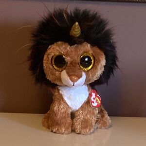 NWT Ty Beanie Boos Ramsey Lion Medium
